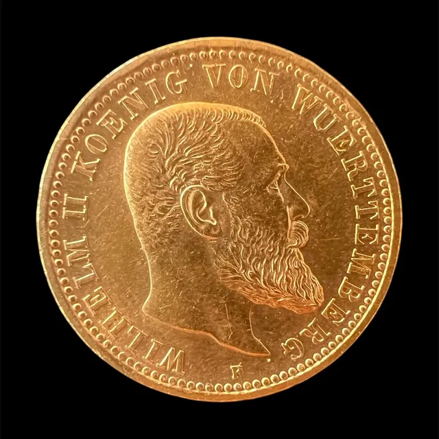 10 Mark or — Wurtemberg, Guillaume II (1909)