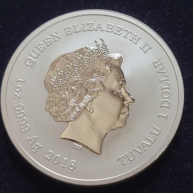 1 oz Argent — Marvel Black Panther (Niue), revers