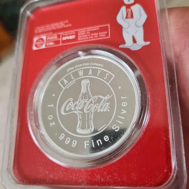 1 oz Argent — Coca-Cola « Always » (APMEX)