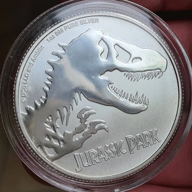 1 oz Argent — Jurassic Park (Niue)