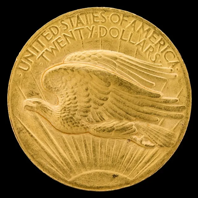 20 Dollars or — Double Eagle (USA), revers