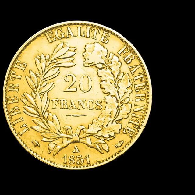 20 Francs or — Cérès, revers