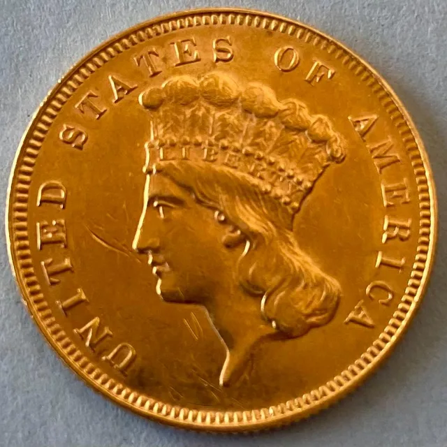 3 Dollars or — Indian Princess (USA, 1878)